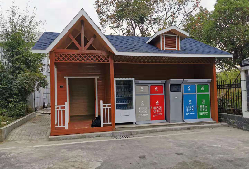 河北秦皇島智能垃圾（jī）箱（xiāng）案例