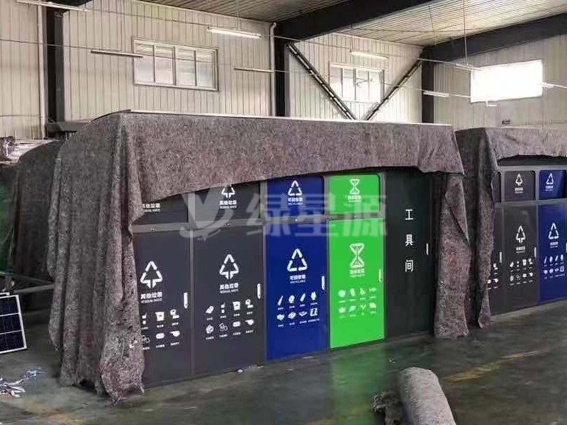 智能垃圾箱廠家發貨山東案例配圖二（èr）