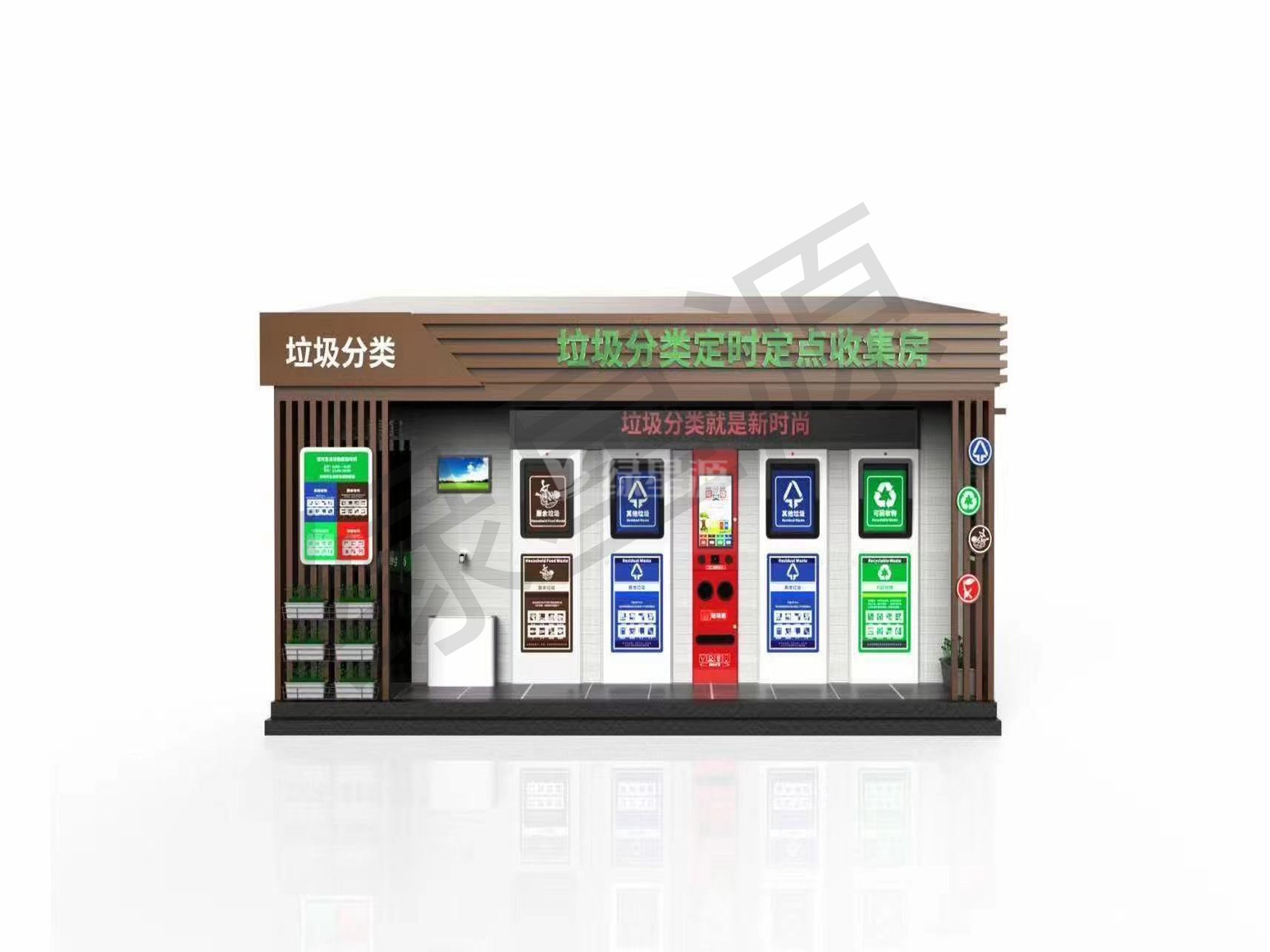 智能垃圾箱在研發設計（jì）上有哪些特點配圖二（èr）