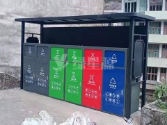 浙江四分（fèn）類垃圾箱安裝實（shí）例